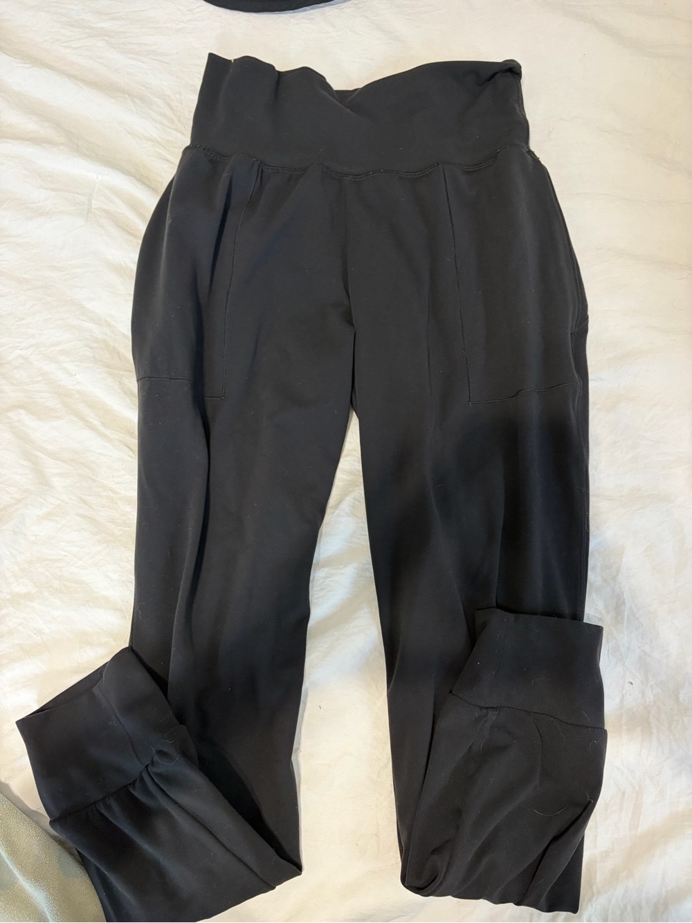 Athleta Black High-Waist Jogger Pants